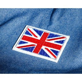 3 X United Kingdom Union Jack Flag Patch – Iron On Embroidery Emblem (6.5 x 4.5cm) – UK British National Flag for Jackets, Backpacks, Clothing, DIY Projects