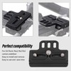 Camera Quick Release Base Plate with 1/4in 3/8in Threads for