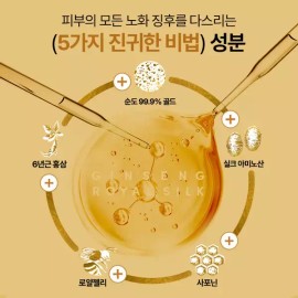 Nature Republic [네이처리퍼블릭] 안티에이징 진생 로얄 실크 스킨케어 2종 세트 (미백·주름) [Nature Republic] Anti-Aging Ginseng Royal Silk Skincare Set (Brightening & Wrinkle) [Single Option ND0271]
