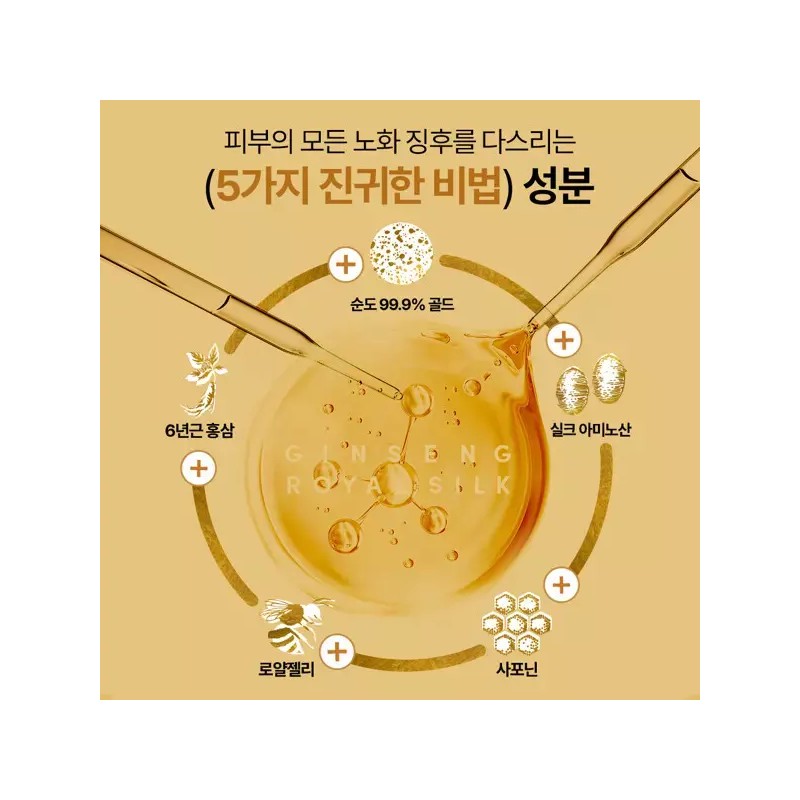 Nature Republic [네이처리퍼블릭] 안티에이징 진생 로얄 실크 스킨케어 2종 세트