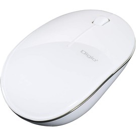 Digio2 MUS-BKT154NW Bluetooth Mouse Thin 3 Button Blue LED White