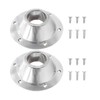 Bittwee 2PCS RV Table Base Mount, Aluminum Camper Pedestal Table