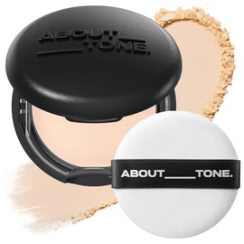 ABOUT TONE Polvo Desenfoque Pact 0.32Oz - Polvo Prensado Compacto Con Espejo y Puff Ajuste de Maquillaje Acabado Desenfoque Translúcido Natural...    