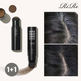 Lir [2개]리르 퀵 헤어 커버 스틱/새치커버스틱 [헤어스틱_내추럴블랙+내추럴블랙] [2 pcs] Lir Quick Hair Cover Stick / Gray Hair Cover Stick [Hair Stick_Natural Black + Natural Black]