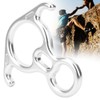 Bull Horn 8‑Shape Ring Descender Descent Control Device Downhill Rock
