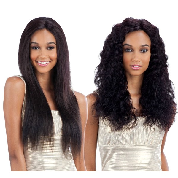 18"-20"-22" Wet & Wavy Straight to Beach Wave OR Kinky Curly Virgin Remy Human Hair Bundles Natural Black Color 10a Grade 300 Grams