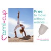 Kit Menstruationstasse MamiCup® M+L (Lila) - Weiches, flexibles, wiederverwendbares medizinisches