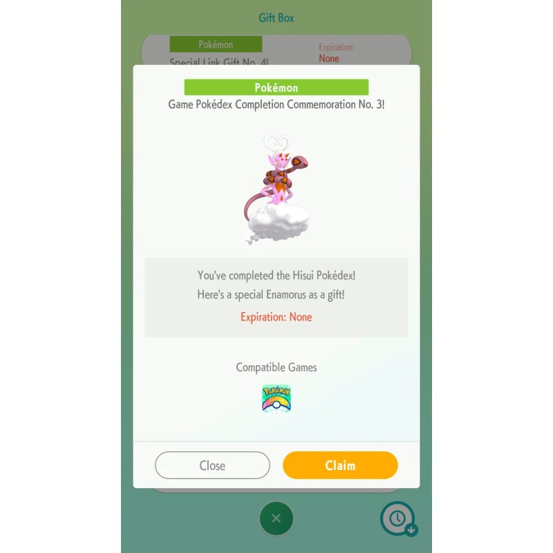 Pokémon Shiny Manaphy Event Untouched + Shiny Enamorus Event Untouched