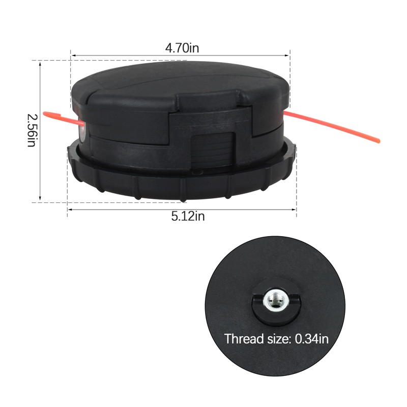 CNGGV String Trimmer Head SRM 225 Weed Eater Head for