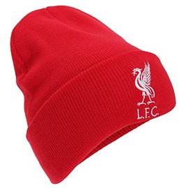 Liverpool Cuff Knitted Hat - Red