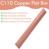 Copper Flat Bar Copper Bars 1/8" x 2" C110 Copper