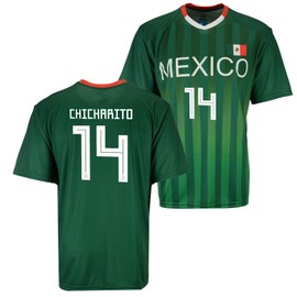 Chicharito Mexico National Team Fan Jersey (Small) Green