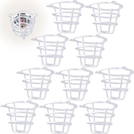 (10 Pack) TunaMax White Fire Sprinkler Head Cage Guard for Both 1/2" & 3/4" Sprinkler Head for Protecting Flush Mount & Side Wall & Semi - Recessed Sprinkler Head Cover