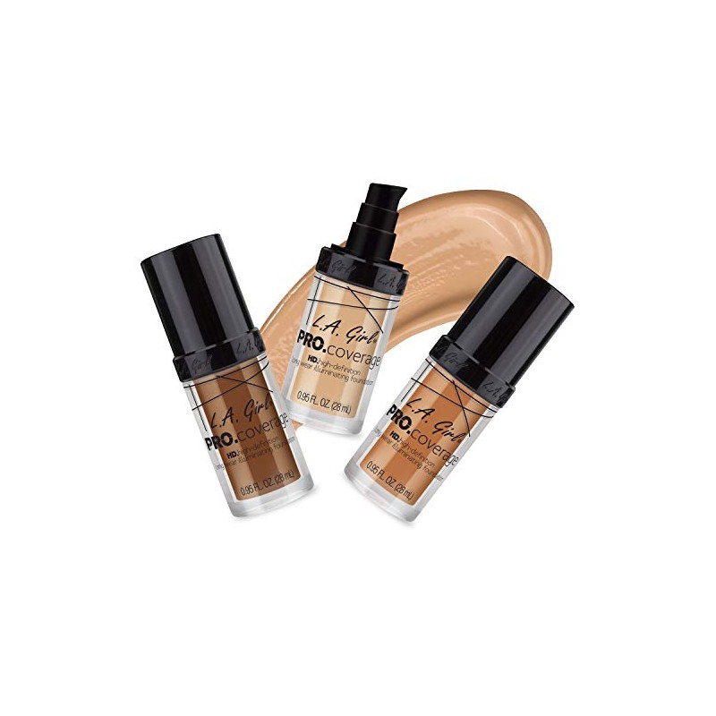 L.A. Girl Pro Coverage Liquid Foundation, Fair, 0.95 Fl Oz,
