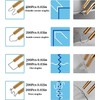Wrdlosy 1400PCS Plastic Welding Kit, Plastic Welder Staples, with Storage