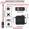 HUAZIZ 2 Pieces Servo Motors Torque Digital Servo Motor High