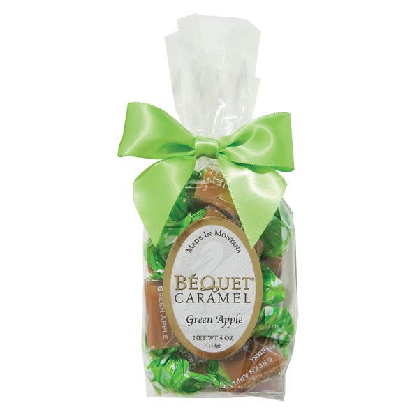 Béquet Caramel Green Apple 4oz Gift Bag