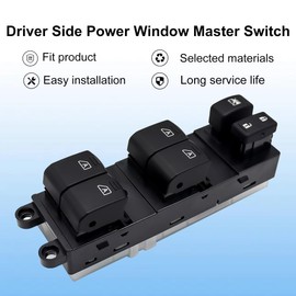 Shtuomoland Driver Side Master Power Window Switch Compatible with 2006-2007 Infiniti M35 M45 Replaces 25401-EH100 25401EH100