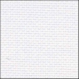 Zweigart 20Ct Aida-36X43" Needlework Fabric - White