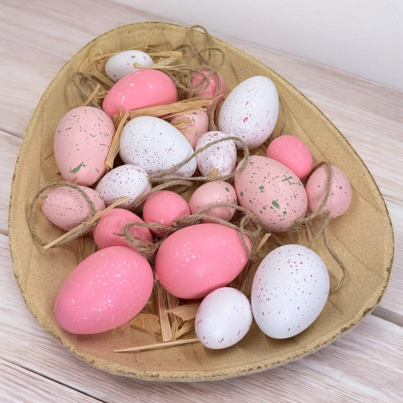 MIJOMA 20 Piece Easter Egg Set - Realistic Looking Plastic