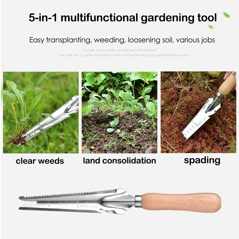 Weed Puller Garden Yard Lawn Hand Weeder Weeding Shovel Trowel