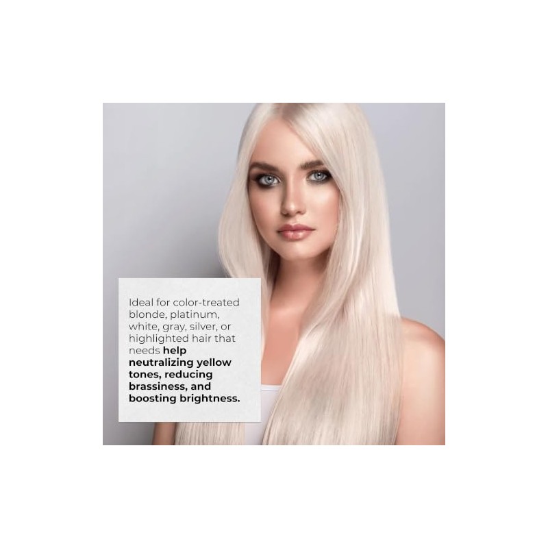 RUSK Deepshine PlatinumX Shampoo, 33.8 oz.