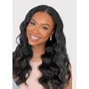 Curly V Part Wig 180% Density No Leave Out V