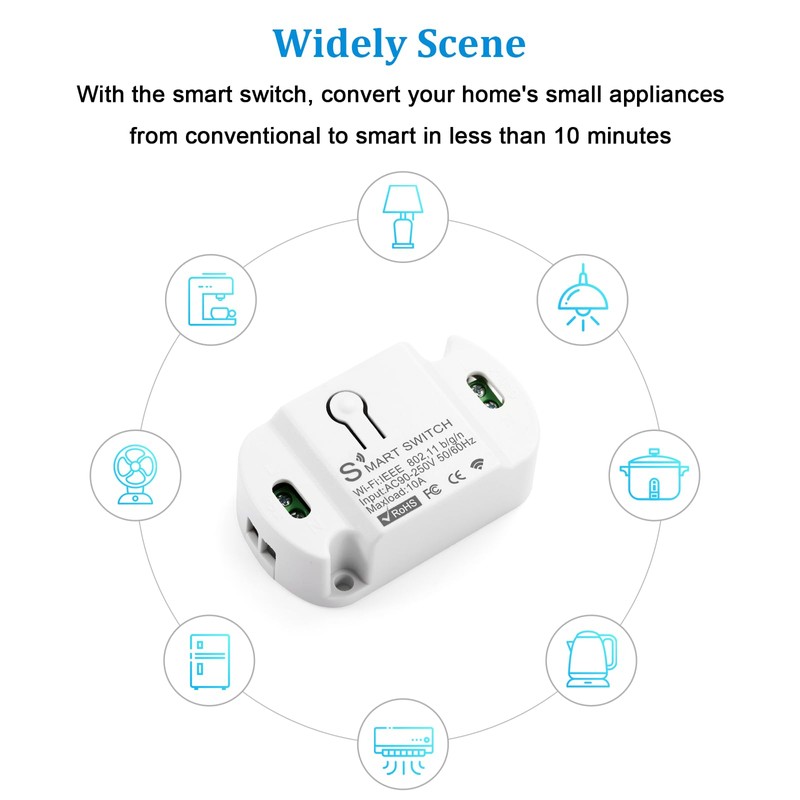 HNCY Smart Light Switch, Alexa Light Switch, Smart Home Light