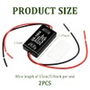 SSNNUU 2PCS 6V-30V GS-100A LED Brake Light Flasher with Pre-Wired,Universal