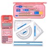 KAPEK Scientific Calculator + Math Set for Schools | 2-Line