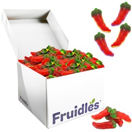 Fruidles Fire Peppers Gummi, Soft Chewy Gummy Candy, Non-GMO (4.4 Pounds (Bulk)) - Red n' Green