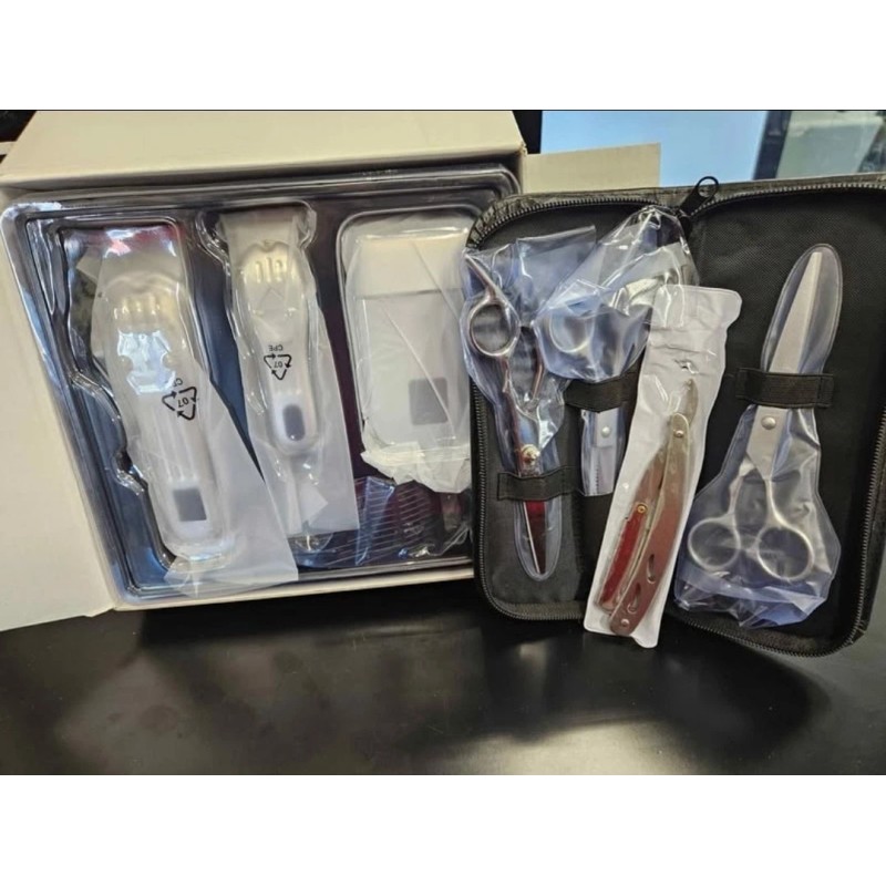 Zesuti Professional Barber Hair Clippers Trimmer Shaver Set for Men,Cordless