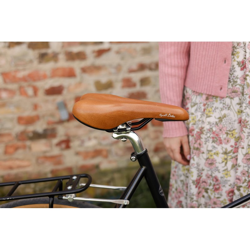 Gusti Regina S. Genuine Leather Saddle for Women Saddle Bicycle