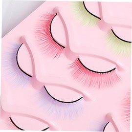 Minkissy Fake Eyelashes for Women 10 Pairs Wispy Lashes Natural False Lashes Kit for Cosplay