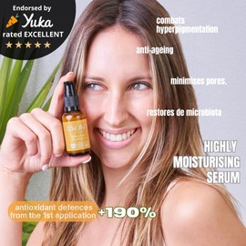 Serum for Dry Skin 30 ml. Ultra Moisturising. With Hyaluronic Acid. Intense, highly moisturising anti-ageing treatment that restores microbiota. Fight ageing.