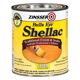Zinsser 304H Bulls Eye Shellac Traditional Finish & Sealer, Quart, Clear