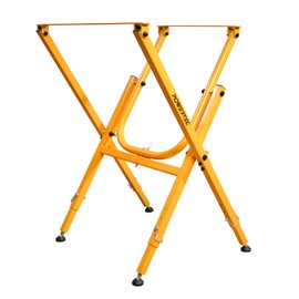 POWERTEC Folding Work Stand for Router Tabletop - Adjustable Height 32.7" to 35", Heavy Duty Steel, Portable Workbench Stand (UT1010)