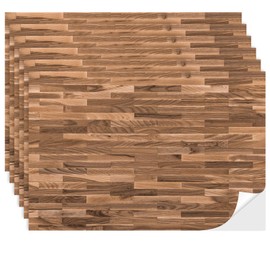 Flutesan 12 Pcs Miniature Dollhouse Wallpaper and Flooring Peel and Stick Mini DIY Self Adhesive Dollhouse Accessories 8.27 x 11.69 Inch (Classic Style)