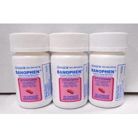 Major Diphenhyd 50mg Capsule 100ct each *Three Pack*