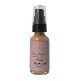 TEIA Cosméticos Maquillaje para piel normal seca de ingredientes naturales - 30 gr (Medio)