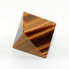 [Distributed in Stone Center Stone] [Place] Positive Eight Sided Tiger Eye Approx 19 mm Natural Stone Power Stone