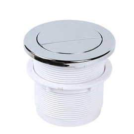 Housler® Chrome Pneumatic Toilet Cistern Tank Dual Push Button