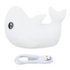 Night Light Silicone Cute Shark USB Rechargeable LED Colorful Night