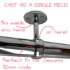 Desunia Die-Cast Mid Hanger for Chrome Round Closet Rod |