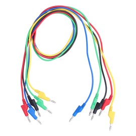 J70054 Double Lantern Banana Plug Test Lead Safe Accurate Durable Test Line for Multimeter
