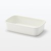 MUJI MDP12A3S Enameled Storage Container, Choose Lid, Medium