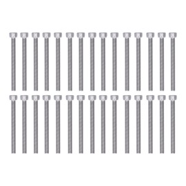 30Pcs Hex Bolt Socket Cap Head Screw A2‑70 304 Stainless Steel Marine Grade Fastener HardwareM6x70
