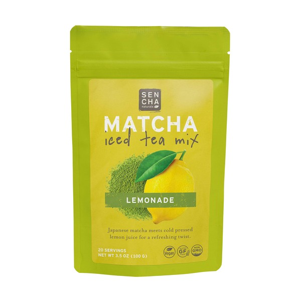 Sencha Naturals Matcha Lemonade Tea Mix, Authentic Japanese Green Tea
