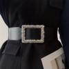 ANNULOYA Bling Bling Rhinestone Women Belt for Dresses Wide Sparkle