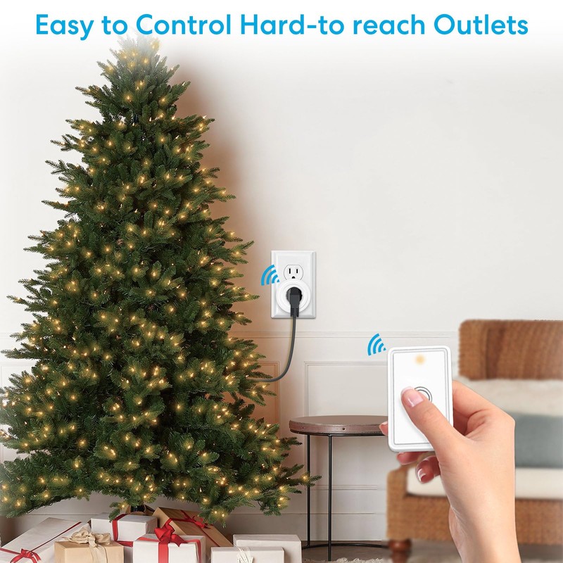 LoraTap Remote Control Outlet: Wireless Wall Switch — 656ft Range